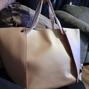 Authentic Neiman Murcus rose gold bag